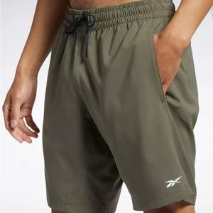 Reebok Men's Workout Ready Shorts NWT Size XXL Army Green